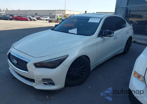 2017 Infiniti Q50 3.0T Premium z USA, uszkodzony, nr VIN JN1EV7AP7HM742687